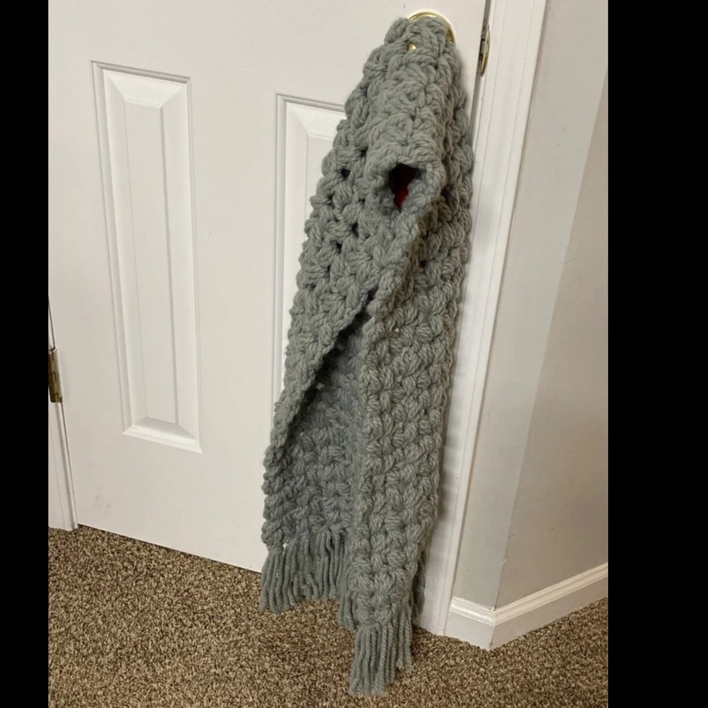 Handmade Gray Scarf